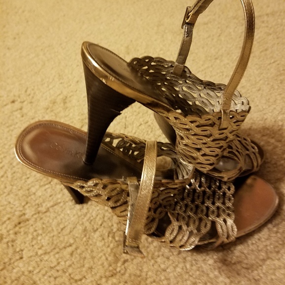 Softest leather Calvin Klein Heels - Picture 2 of 3